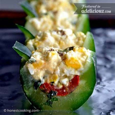 Cucumber Boats from Honest Cooking