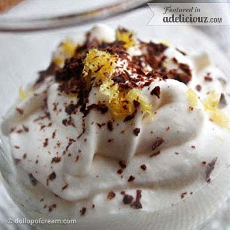 Lemon Syllabub from Dollop of Cream